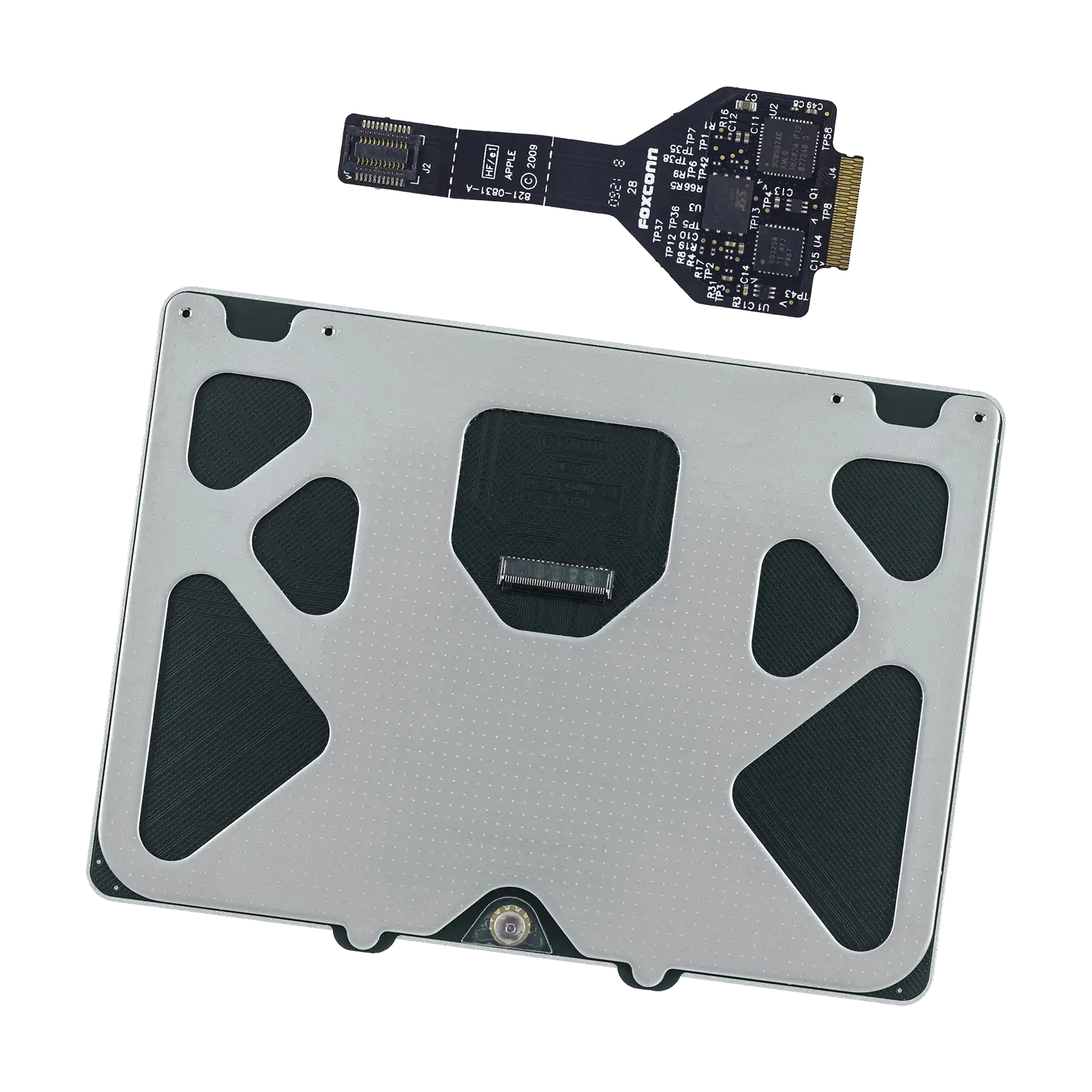 MacBook Pro 13" A1278 trackpad with flex cable bottom view