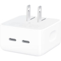 USB-C Power Adapter, 35W, Dual Port, Compact