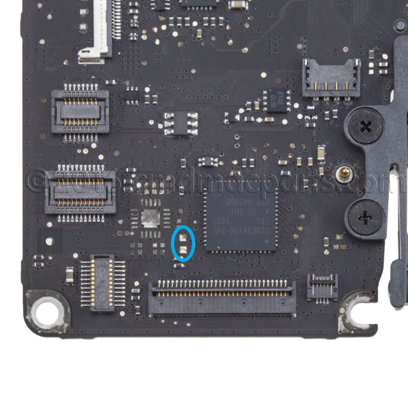 A1278 2010 Power On Pads