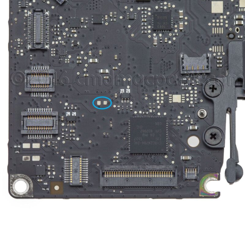 A1278 2012 Power On Pads