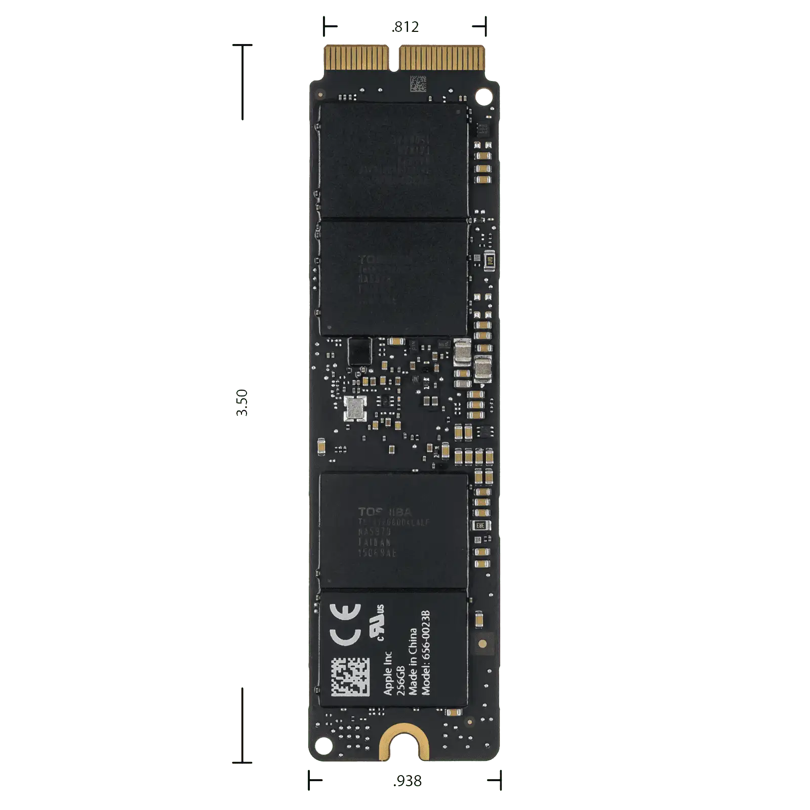SSD Replacement Kit (256GB) - MacBook Air A1465 Early 2015