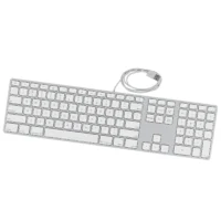 A1243) Apple Slim Wired Keyboard w/ Numeric Keypad - MB110LL/B