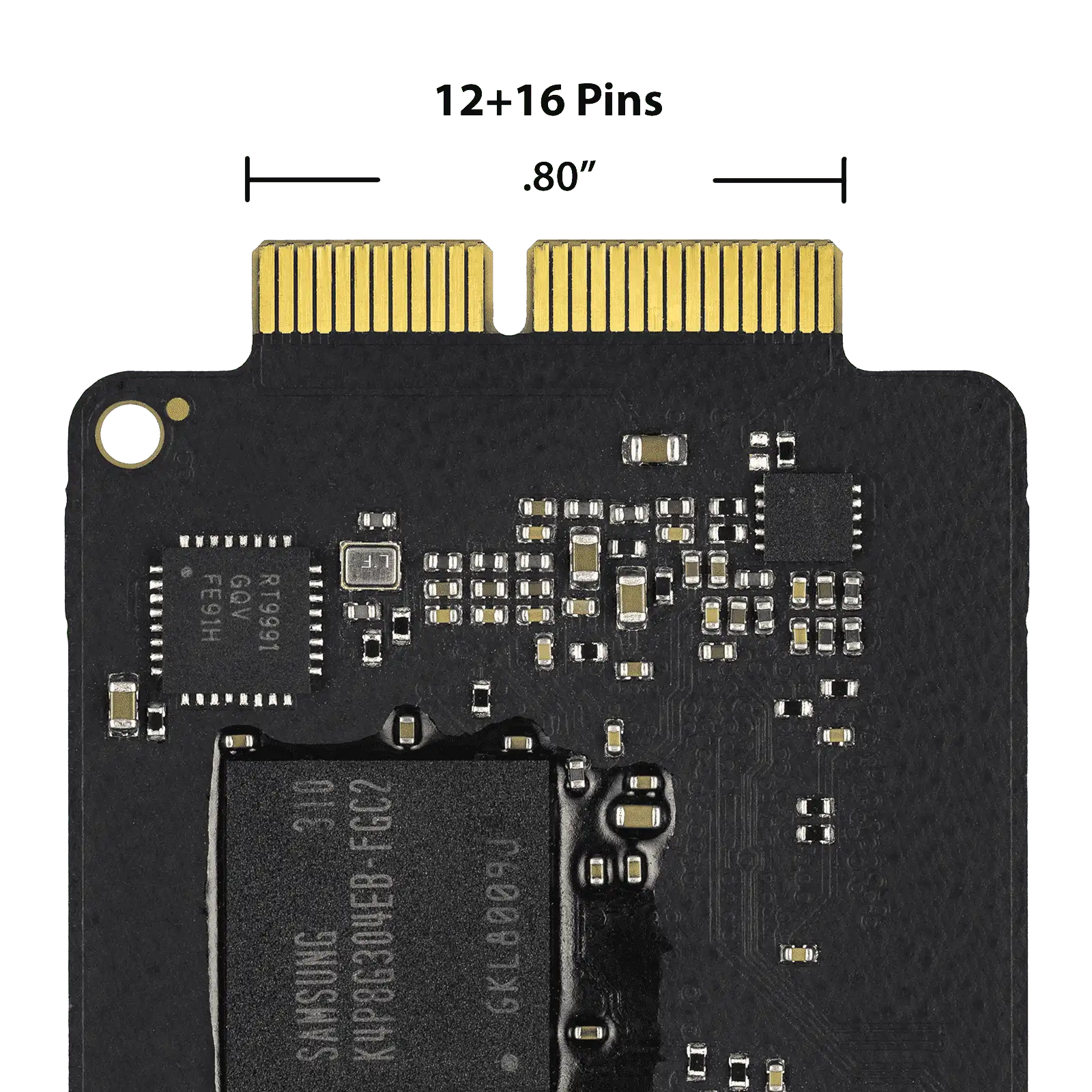 Samsung 768GB SSD 655-1809A connector