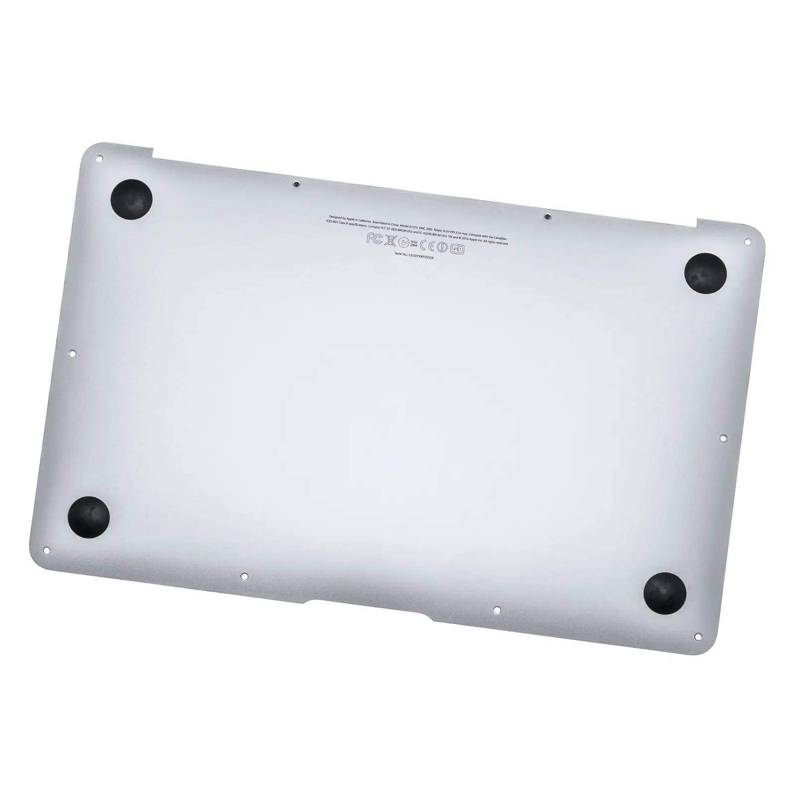 apple macbook air 11" a1370 late 2010 mid 2011 a1465 2012 2013 early 2014 2015 aluminum bottom case housing