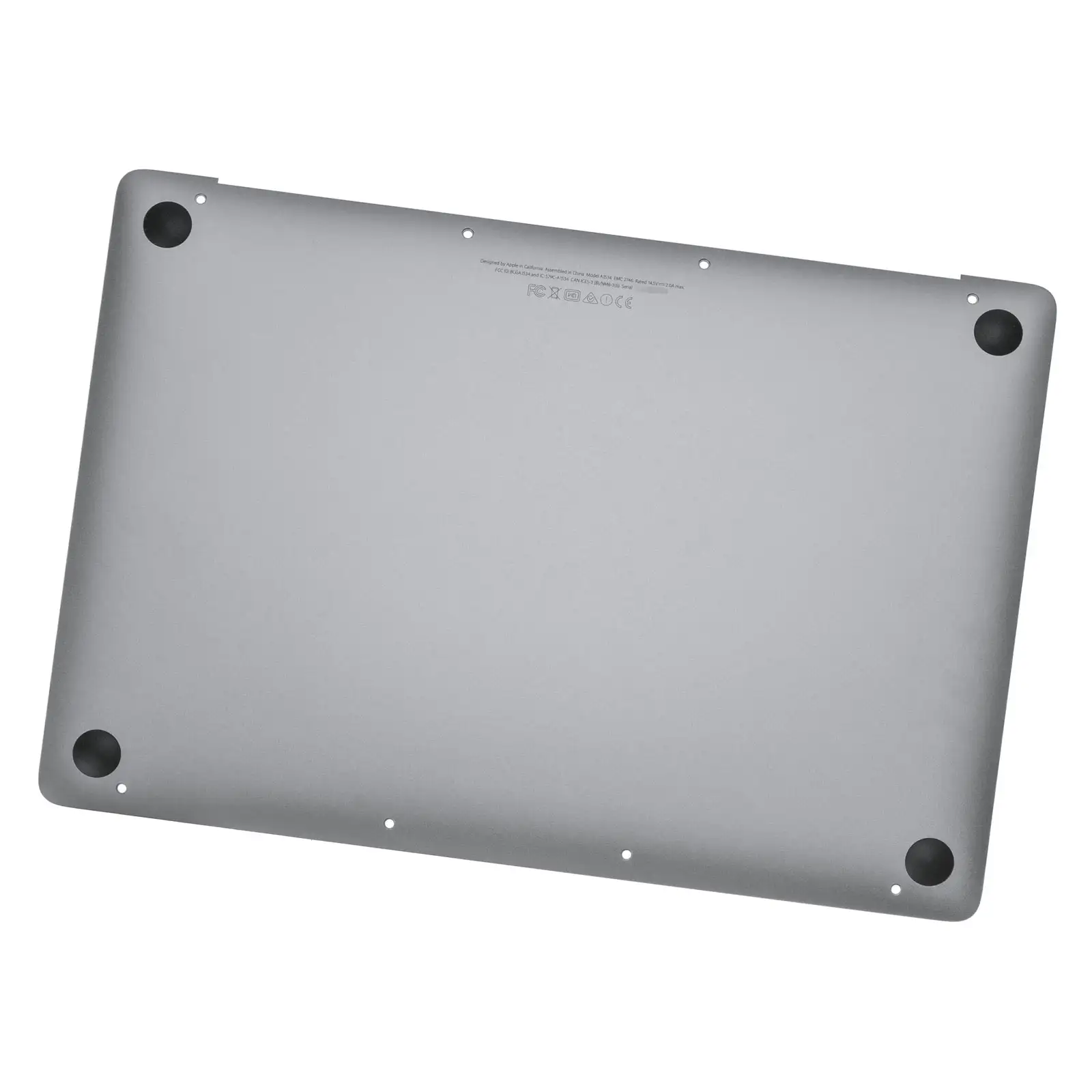 apple macbook retina 12" a1534 early 2015 space gray bottom case and battery