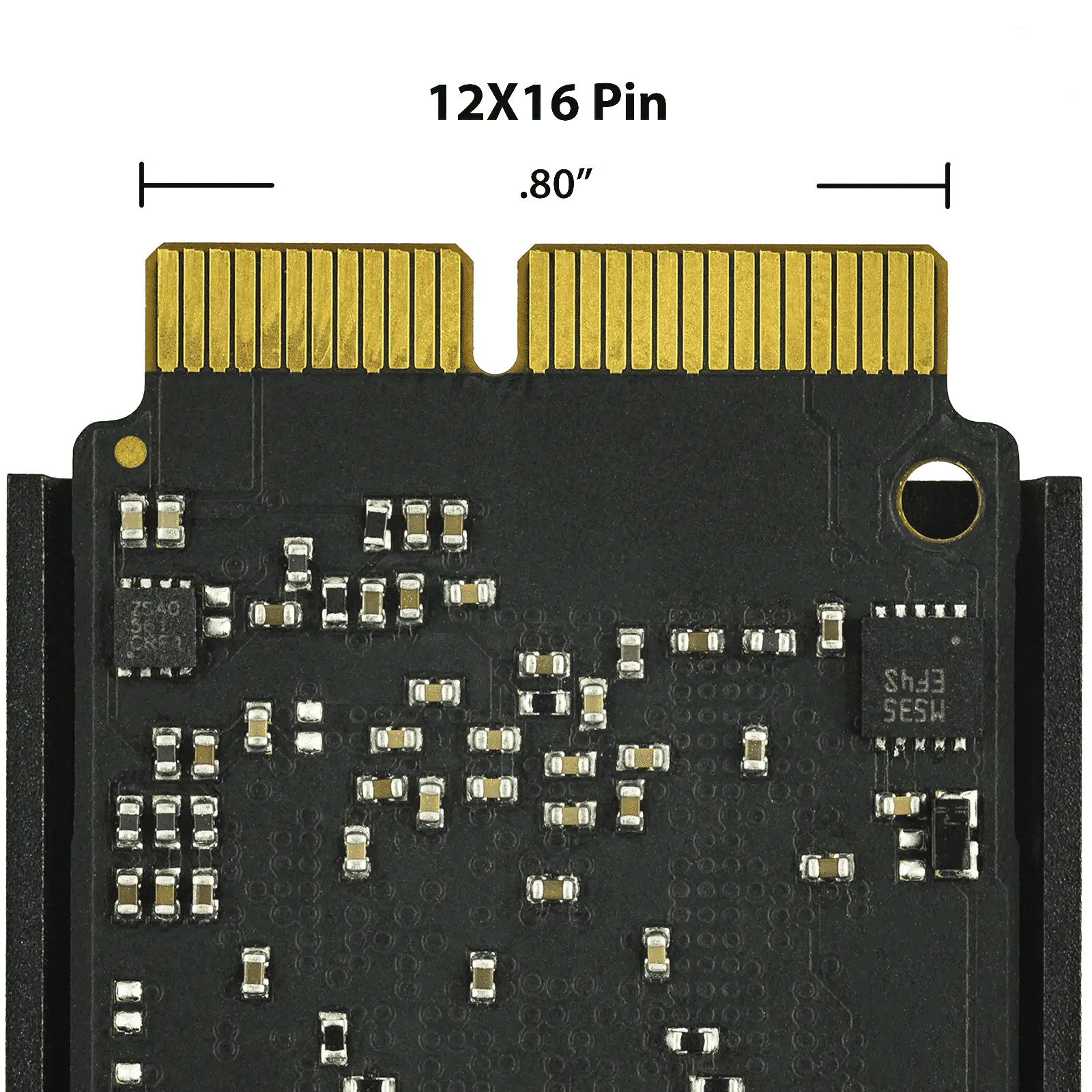 MacBook Pro A1481 256GB SSD Connector Close Up