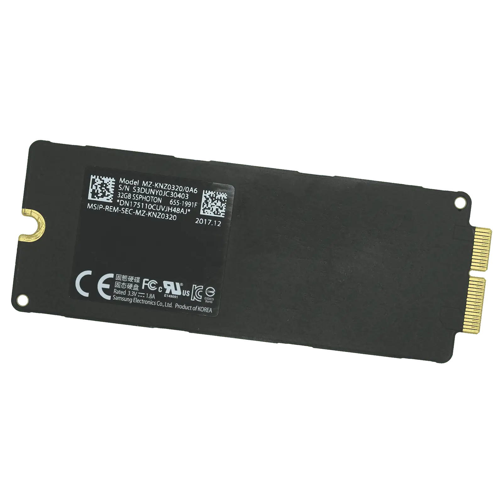 32GB Apple PCIe SSD for 2017 iMac Fusion Drive