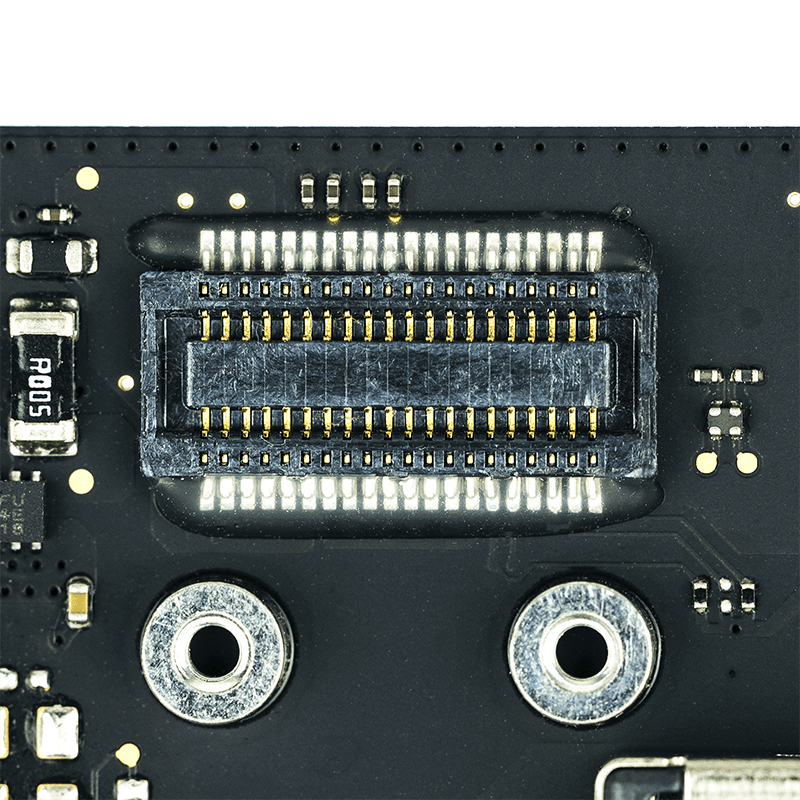 Mac Mini PCIe SSD Connector Close-up