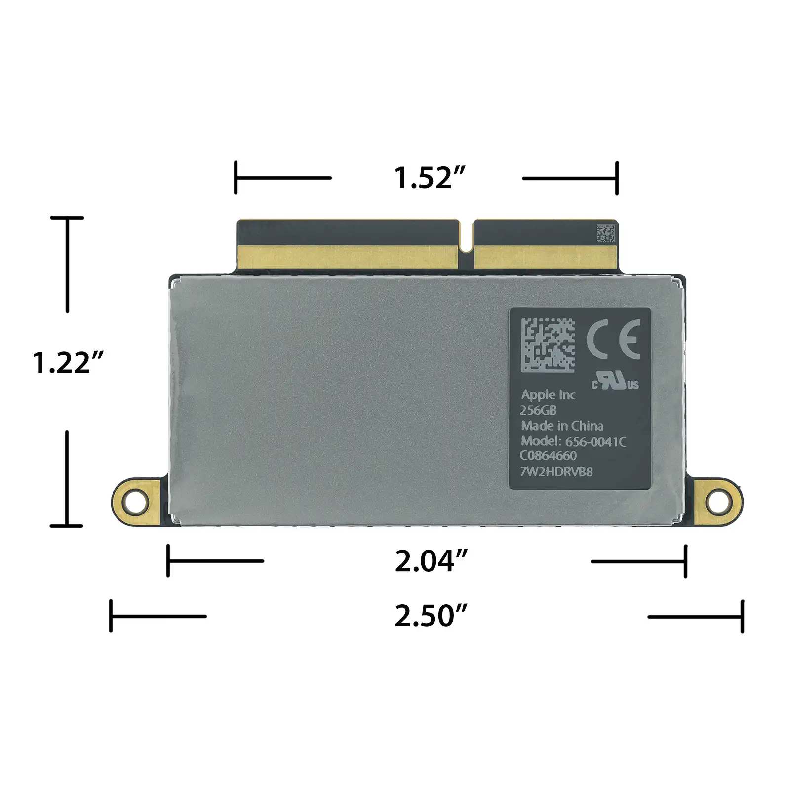 661-07585) 256GB SSD - MacBook Pro 13″ A1708 (Mid 2017)