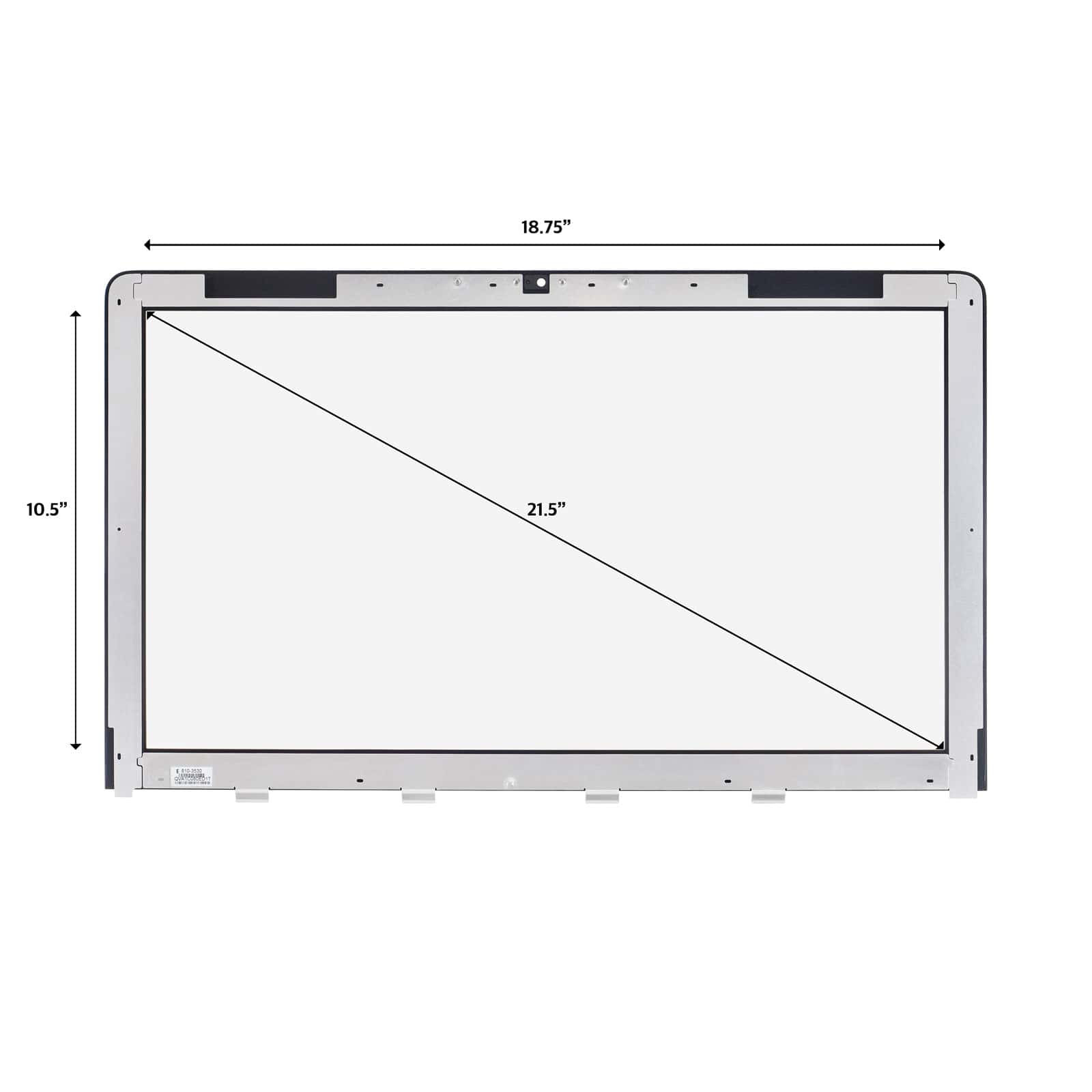 922-9343) LCD Glass Panel - iMac 21.5″ A1311 (Mid 2010)