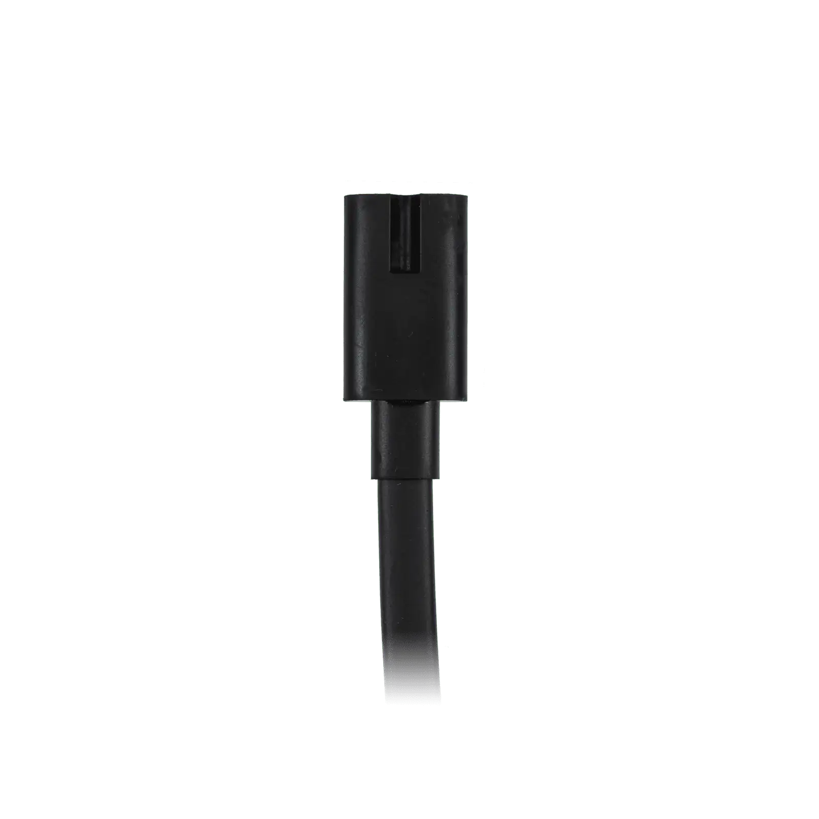 Black 2-Prong Power Cord Close Up