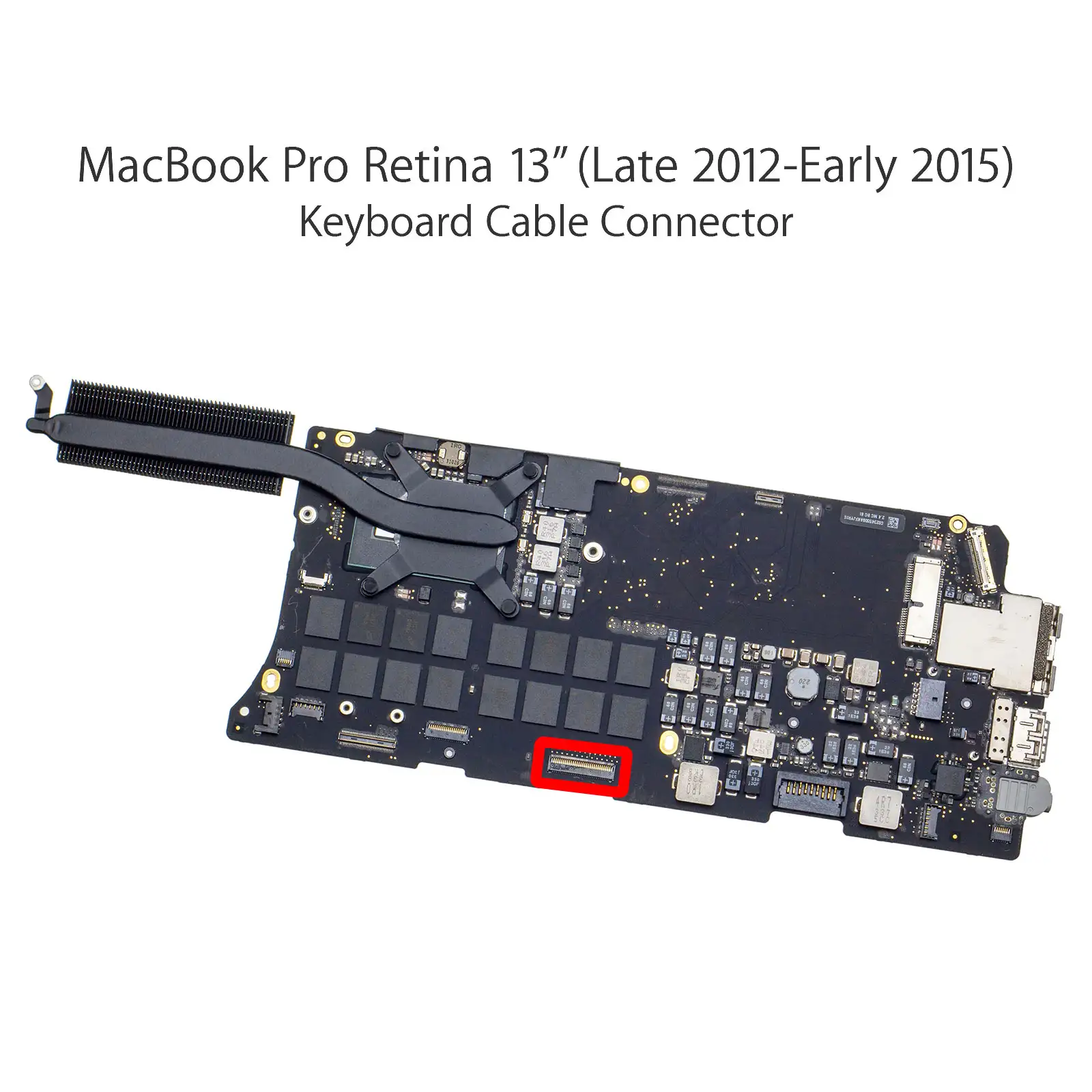 518S0752) Keyboard Connector - Apple MacBook Pro Retina (2012-2015)
