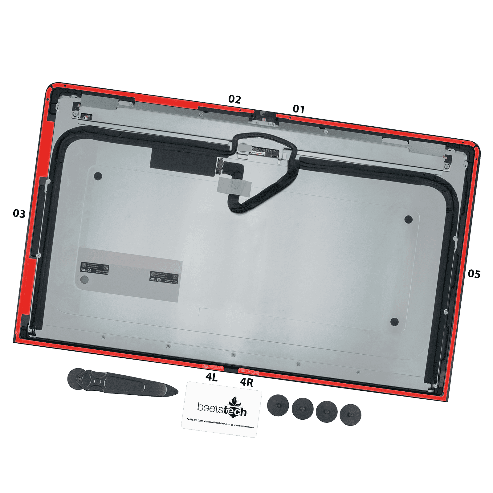 661-02989) LCD Display Panel Kit - iMac 21.5″ A1418 (Late 2015)